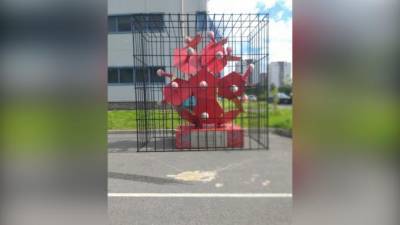 В Красногвардейском районе появилась инсталляция победы над коронавирусом