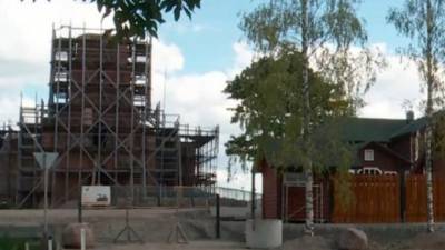 В Кингисеппском районе реставрируют храм Николая Чудотворца