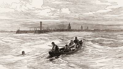 «Всё великое даётся нелегко»: 145 лет назад британец Уэбб впервые переплыл Ла-Манш