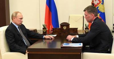 Путин провел встречу с главой ФССП Аристовым