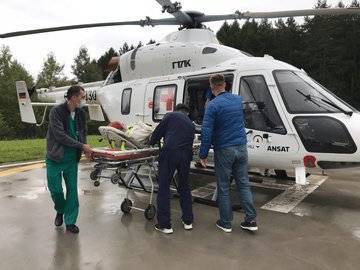Из Янаула менее чем за час на вертолёте в Уфу эвакуировали экстренную пациентку