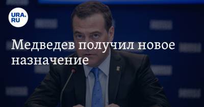 Медведев получил новое назначение