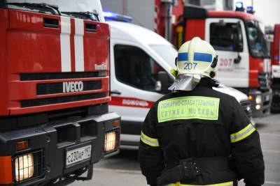 При ликвидации пожара в жилом доме на востоке Москвы спасены четыре человека