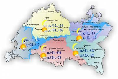Татарстанцам прогнозируют туман и грозу