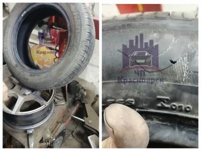 Полицейские в Канске стали мстить владельцу машины, которому они прокололи шины