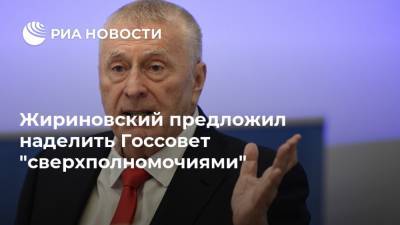 Жириновский предложил наделить Госсовет "сверхполномочиями"
