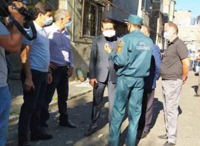 Мэрия Еревана предоставит пострадавшим от взрыва жителям здания временное жилье