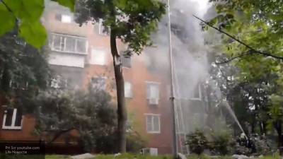 Загоревшаяся в Москве квартира принадлежит семье с двумя детьми