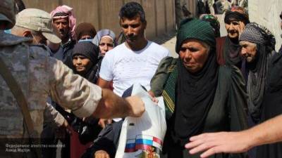 Россия доставила более тонны гумпомощи жителям Аль-Маталы в Сирии