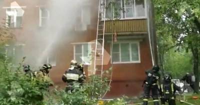 Пожар на западе Москвы ликвидирован