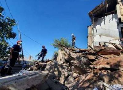 У пострадавшего в результате взрыва в жилом доме в Ереване мужчины многочисленные ожоги