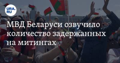 МВД Беларуси озвучило количество задержанных на митингах