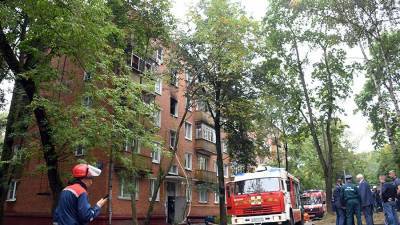 В результате пожара в Москве пострадали пять квартир