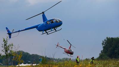Люди пострадали при аварийной посадке частного вертолета под Сочи
