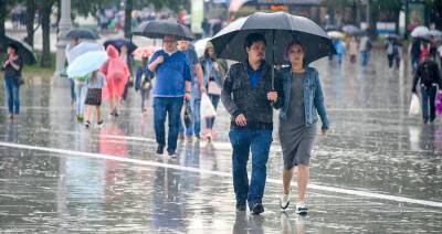 Оранжевый уровень погодной опасности объявлен в Москве из-за дождя