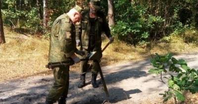 В лесу под Балтийском, где при взрыве пострадали дети, нашли ещё 53 боеприпаса