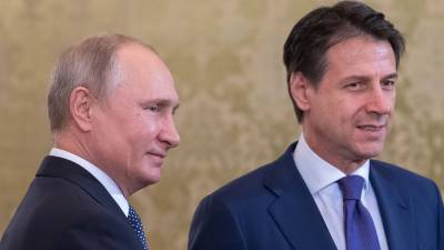 Путин и Конте обсудили Белоруссию, Навального и вакцину от коронавируса