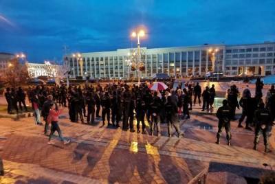 В Минске разогнали участников протестной акции у Дома правительства