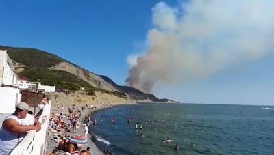 В Анапе потушен природный пожар на территории заповедника "Утриш"