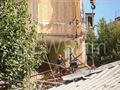 В Ереване прекращены работы на месте взрыва здания