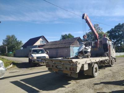 В Южно-Сахалинске мопед несовершеннолетнего водителя забрали на арест-площадку