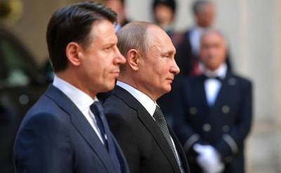 Путин и Конте обсудили коронавирус, Белоруссию и Ливию