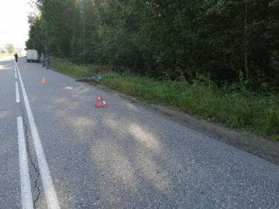 В Тверской области фургон сбил велосипедиста
