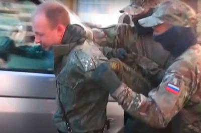 Появилось видео задержания военнослужащего РВСН за госизмену