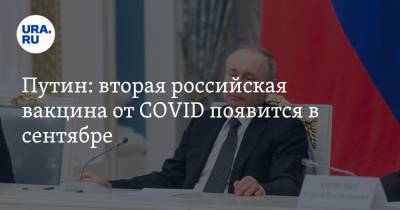 Путин: вторая российская вакцина от COVID появится в сентябре