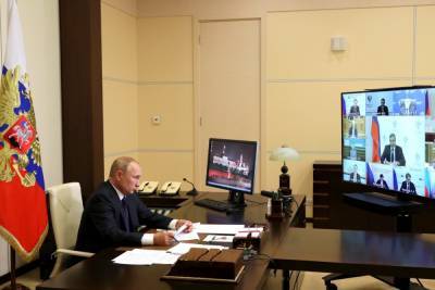 Владимир Путин выразил надежду, что пик распространения коронавируса в России пройден
