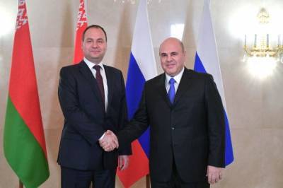 Мишустин провел телефонный разговор с белорусским премьером