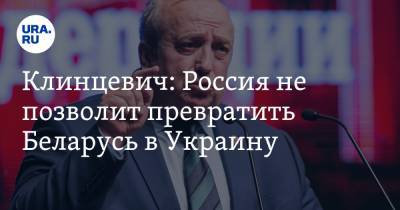Клинцевич: Россия не позволит превратить Беларусь в Украину