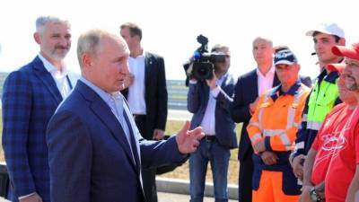Путин открыл движение по трассе «Таврида» в Крыму