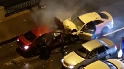 Пять человек пострадали в ДТП в Петербурге