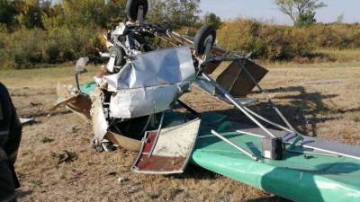 В Уральске мужчина разбился насмерть на самодельном летательном аппарате