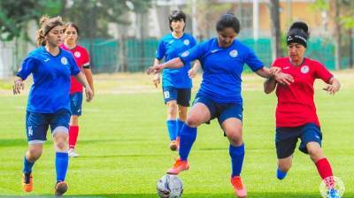 Женская футбольная лига Таджикистана: забито 52 мяча в трех играх