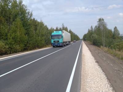 В Касимовском районе с опережением графика отремонтировали участок дороги