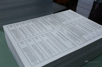 В Липецке начали печатать бюллетени для предстоящих выборов