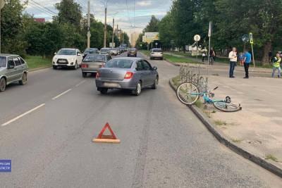 В Иванове водитель сбил женщину-нарушительницу с велосипедом