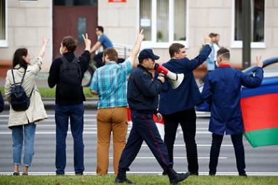 МВД Белоруссии сообщило о задержании более 100 протестующих