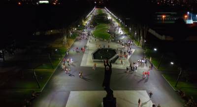 Это уже второй Париж: харьковчан порадовали обновленным парком Победы, видео с высоты