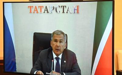 Рабочая встреча с президентом Татарстана Рустамом Миннихановым