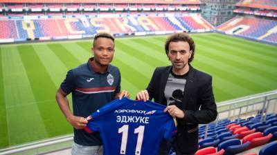 ЦСКА официально представил Эджуке в качестве новичка команды