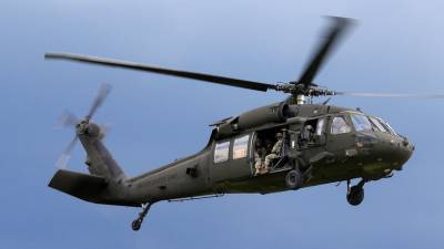 В Калифорнии потерпел крушение военный вертолёт США