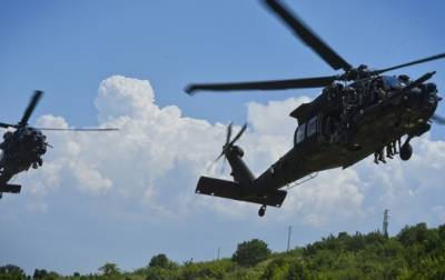 В США упал военный вертолет, двое погибших