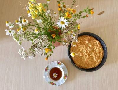 «Сделай это вкусно»: насыпной пирог с тыквой и апельсином