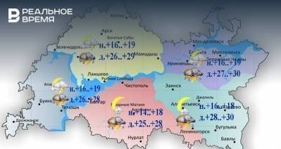 Сегодня в Татарстане сохранится жара, но пройдут сильные грозы