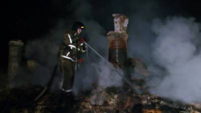 Пожар в Оренбурге потушили