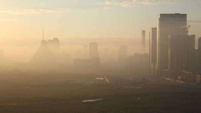В Нур-Султане образовался смог. Казгидромет сообщил, что загрязнение воздуха не превышает предельных норм