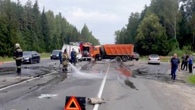 Обнародованы кадры страшной аварии в Ивановской области